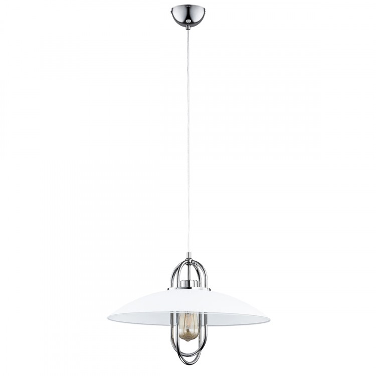 SALIX CHROM 1xE27 Alfa Lampa Wisząca 60454