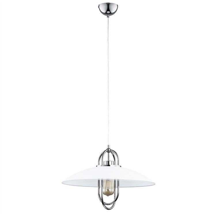 SALIX CHROM 1xE27 Alfa Lampa Wisząca