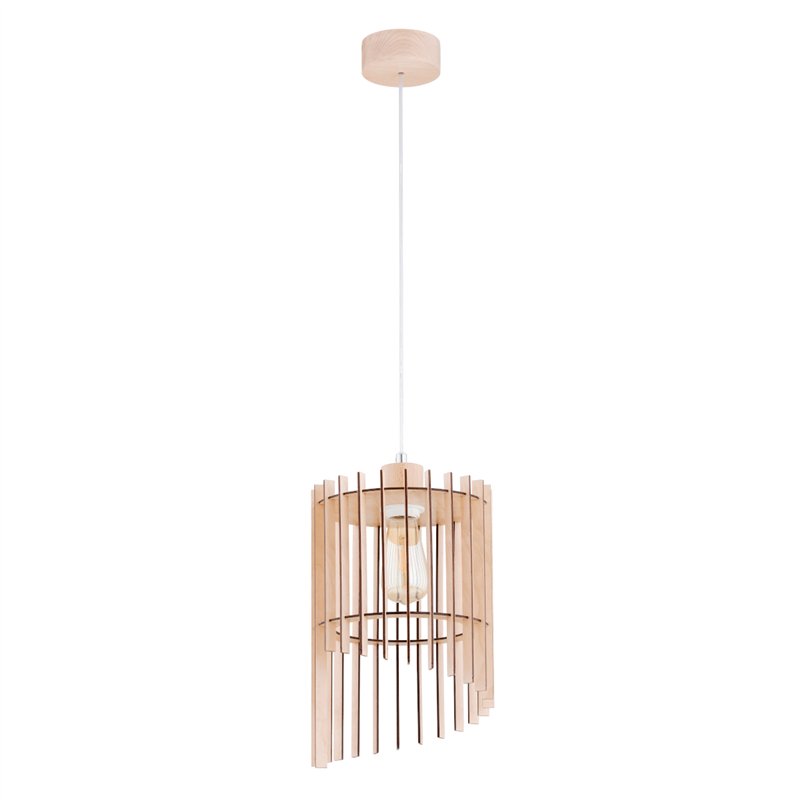 SOLANA DREWNIANA 1xE27 Alfa Lampa Wisząca SOLANA DREWNIANA 1xE27 Alfa Lampa Wisząca
