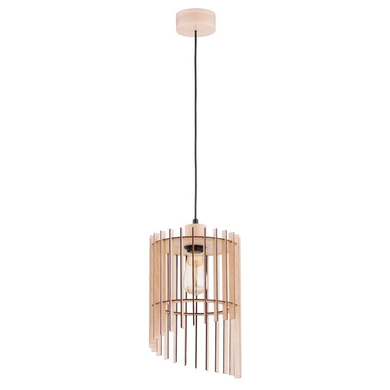 SOLANA DREWNIANA 1xE27 Alfa Lampa Wisząca SOLANA DREWNIANA 1xE27 Alfa Lampa Wisząca