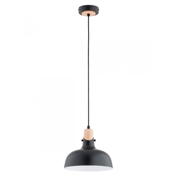 SOLO GEM CZARNA 1xE27 Alfa Lampa Wisząca 61314