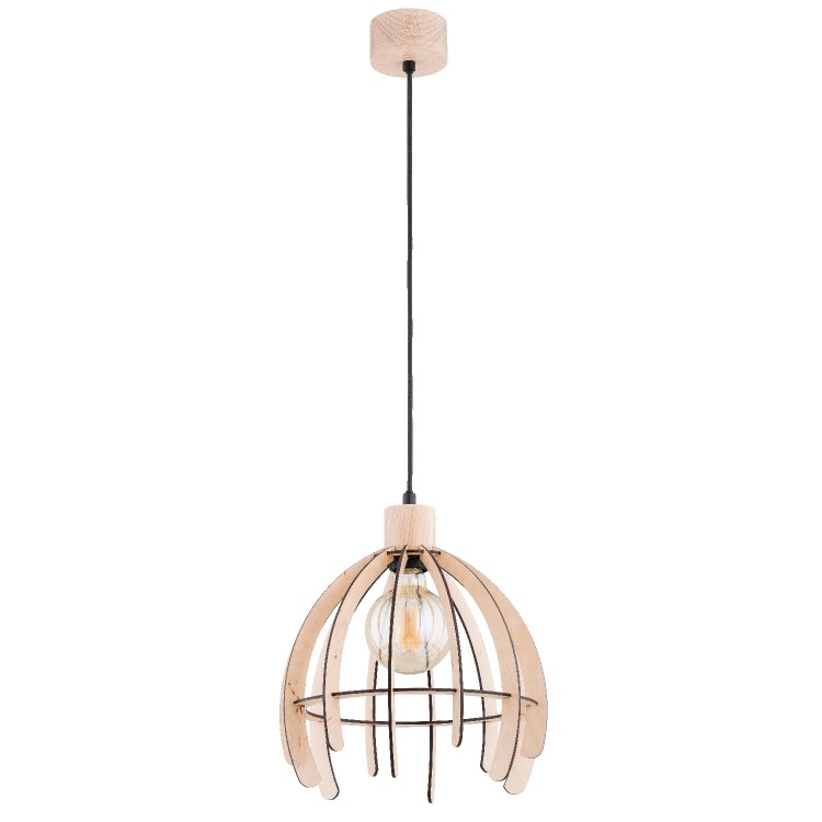 ISTER DREWNIANA 1xE27 Alfa Lampa Wisząca 61395