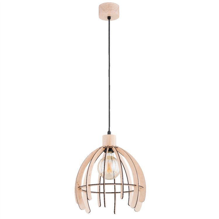 ISTER DREWNIANA 1xE27 Alfa Lampa Wisząca