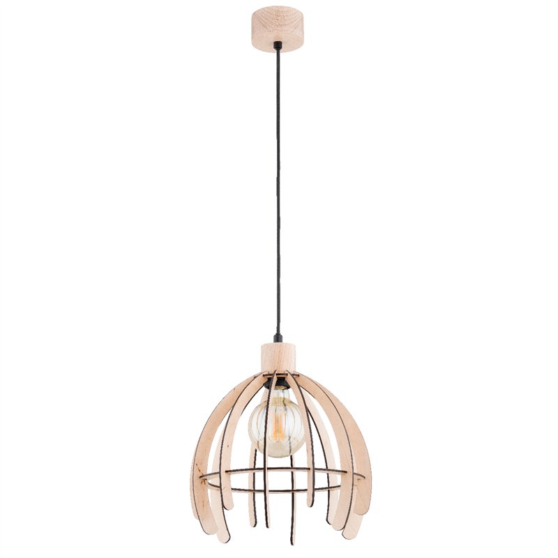 ISTER DREWNIANA 1xE27 Alfa Lampa Wisząca ISTER DREWNIANA 1xE27 Alfa Lampa Wisząca