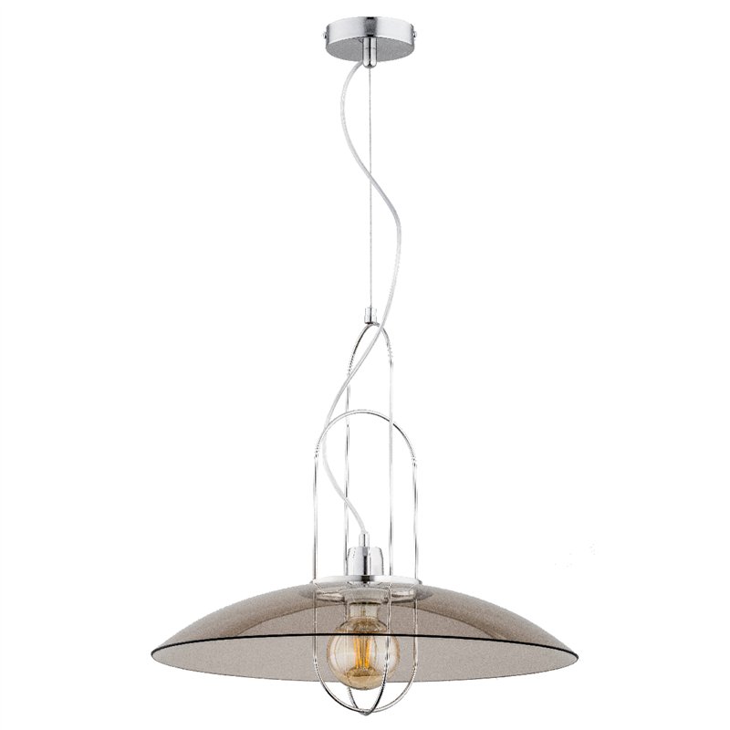 CASTRO CHROM 1xE27 Alfa Lampa Wisząca CASTRO CHROM 1xE27 Alfa Lampa Wisząca