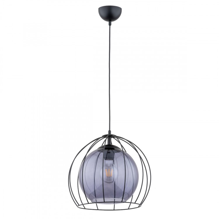 AVANGO CZARNA 1xE27 Alfa Lampa Wisząca 61172