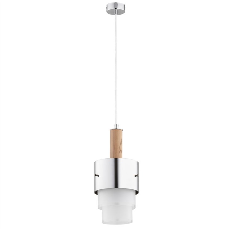 IRDA DREWNIANA 1xE27 Alfa Lampa Wisząca