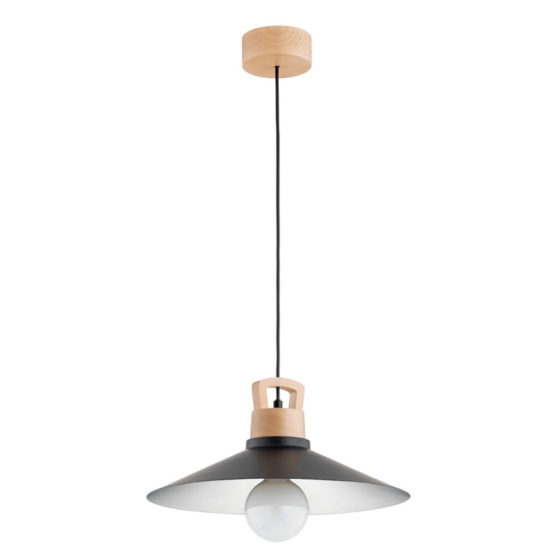 BOLERO DREWNIANA 1xE27 Alfa Lampa Wisząca BOLERO DREWNIANA 1xE27 Alfa Lampa Wisząca