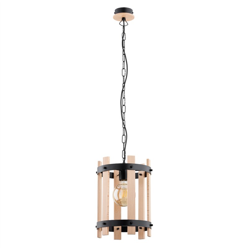 LANTUS DREWNIANA 1xE27 Alfa Lampa Wisząca LANTUS DREWNIANA 1xE27 Alfa Lampa Wisząca