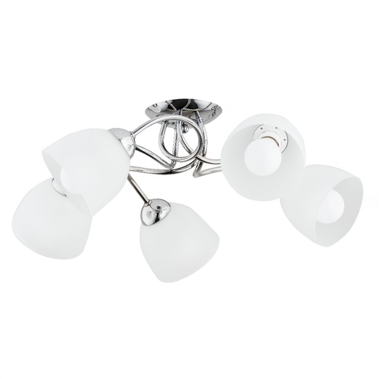SILIA CHROM 5xE27 Alfa Lampa Sufitowa
