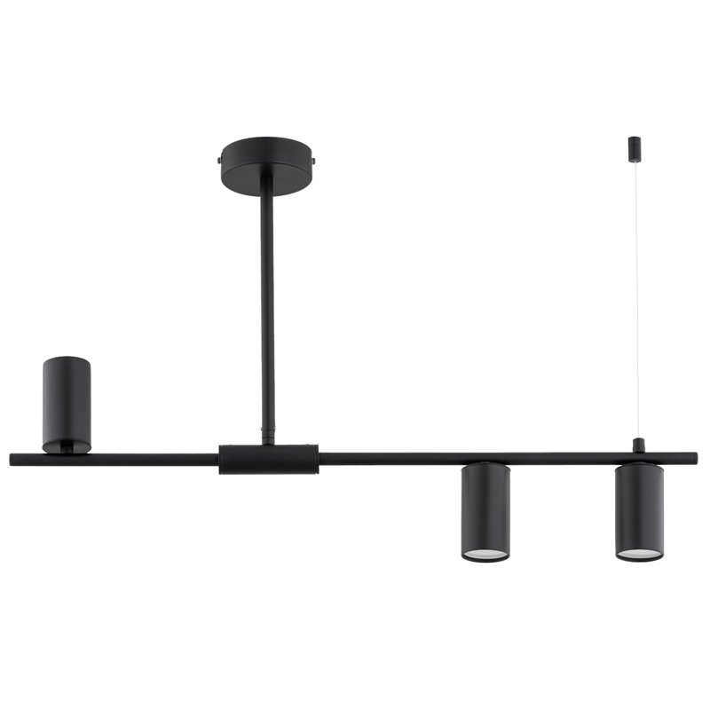 URANOS CZARNA 3xGU10 Alfa Lampa Sufitowa URANOS CZARNA 3xGU10 Alfa Lampa Sufitowa