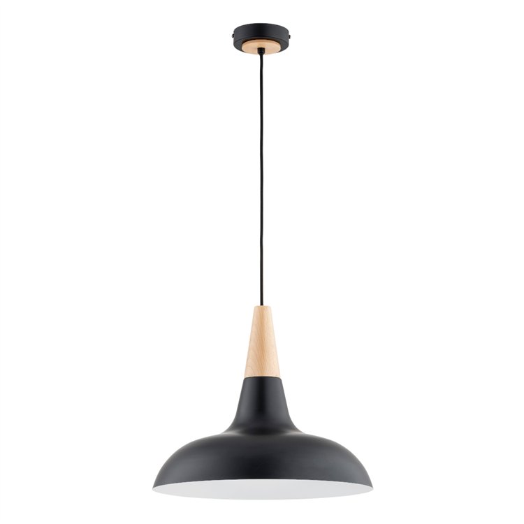 DORO CZARNA 1xE27 Alfa Lampa Wisząca