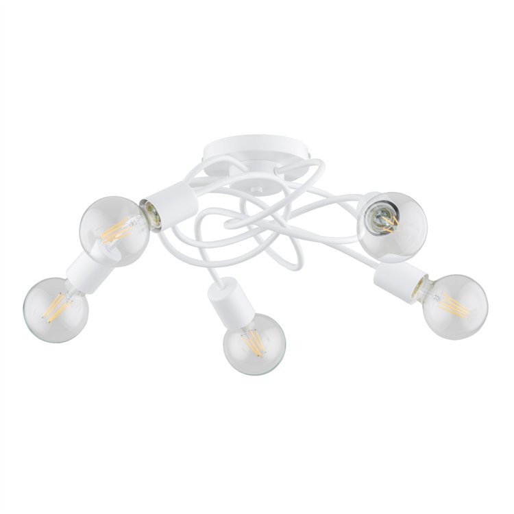 MAXIS BIAŁA 5xE27 Alfa Lampa Sufitowa