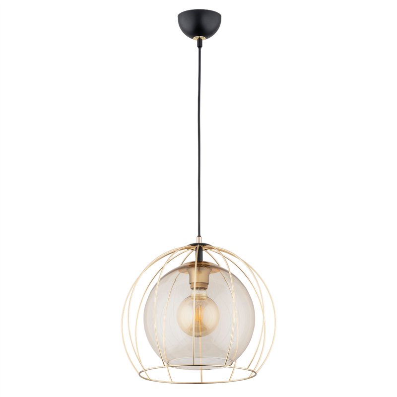 AVANGO CZARNO-ZŁOTA 1xE27 Alfa Lampa Wisząca AVANGO CZARNO-ZŁOTA 1xE27 Alfa Lampa Wisząca