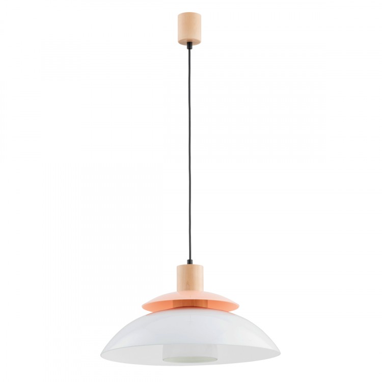 DEMINA DREWNIANA 1xE27 Alfa Lampa Wisząca 61264
