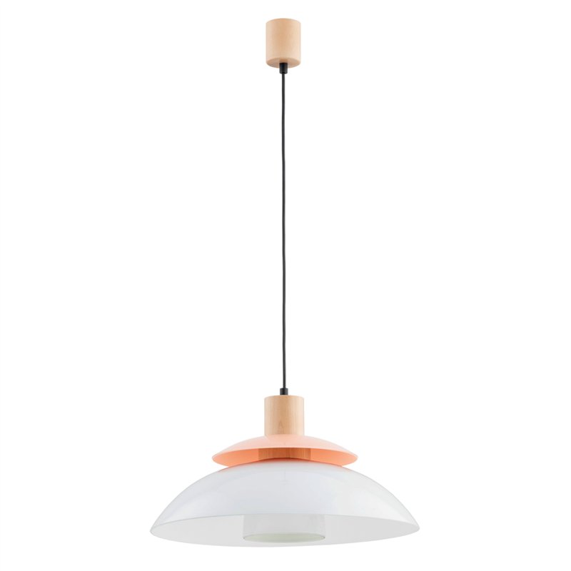 DEMINA DREWNIANA 1xE27 Alfa Lampa Wisząca DEMINA DREWNIANA 1xE27 Alfa Lampa Wisząca