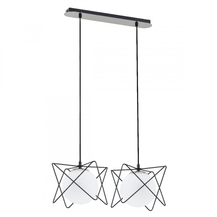 SAGITO TRACK CZARNO-BIAŁA 2xE14 Alfa Lampa Wisząca 62200