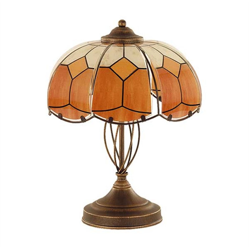 WITRAŻ BRĄZ 2xE14 Alfa Lampka Nocna WITRAŻ BRĄZ 2xE14 Alfa Lampka Nocna