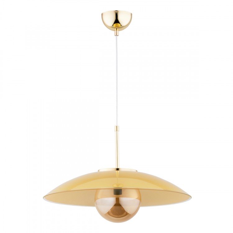 ARUM ZŁOTA 1xE14 Alfa Lampa Wisząca 61212