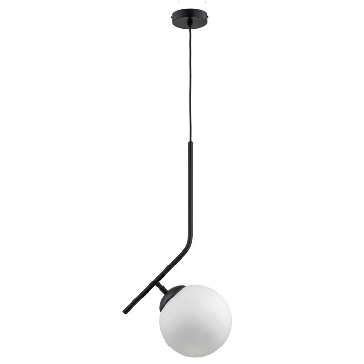 LIBERTY 200 PRO CZARNO-BIAŁA 1xE27 Alfa Lampa Wisząca