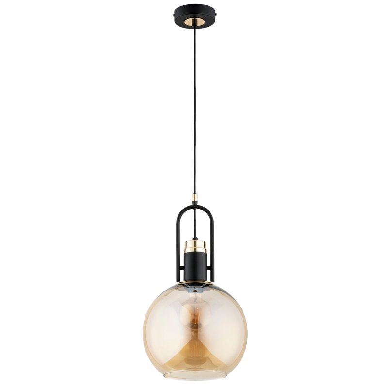 MOVENA CZARNO-ZŁOTA 1xE27 Alfa Lampa Wisząca MOVENA CZARNO-ZŁOTA 1xE27 Alfa Lampa Wisząca