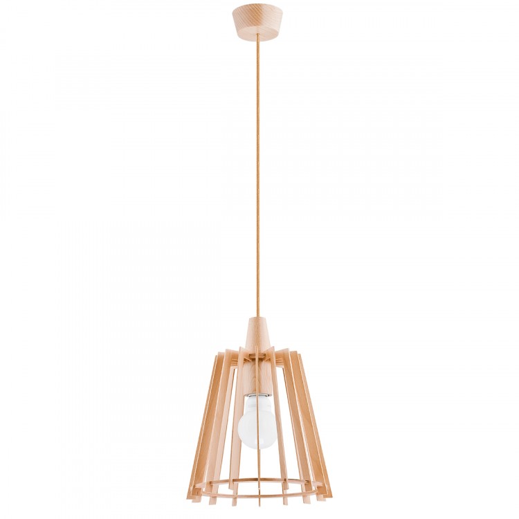VITO DREWNIANA 1xE27 Alfa Lampa Wisząca 60316