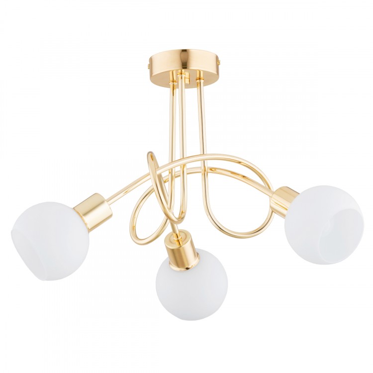 ERYKA ZŁOTA 3xE14 Alfa Lampa Sufitowa 28733