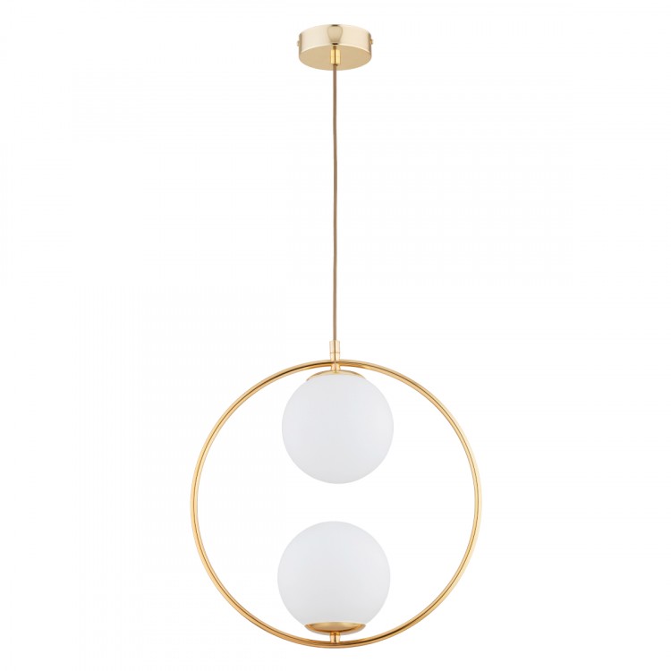AVIA 10 ZŁOTA 2xE14 Alfa Lampa Wisząca 62441