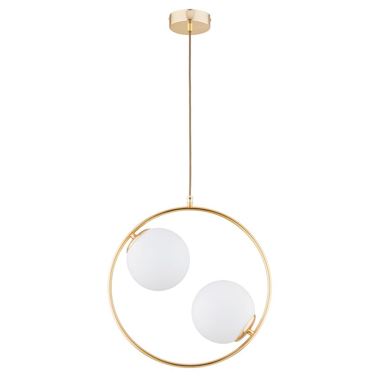 AVIA S 10 ZŁOTA 2xE14 Alfa Lampa Wisząca