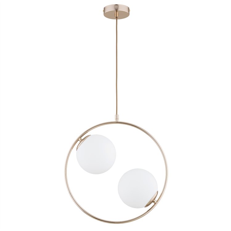AVIA S 54 ZŁOTA 2xE14 Alfa Lampa Wisząca