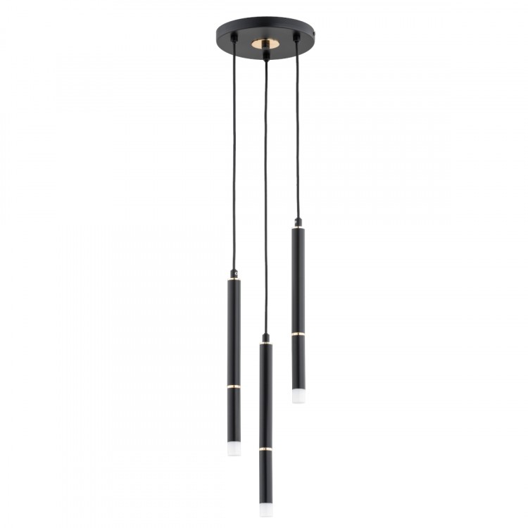 DERANY CZARNA & ZŁOTA 3xG9 Alfa Lampa Wisząca 62398