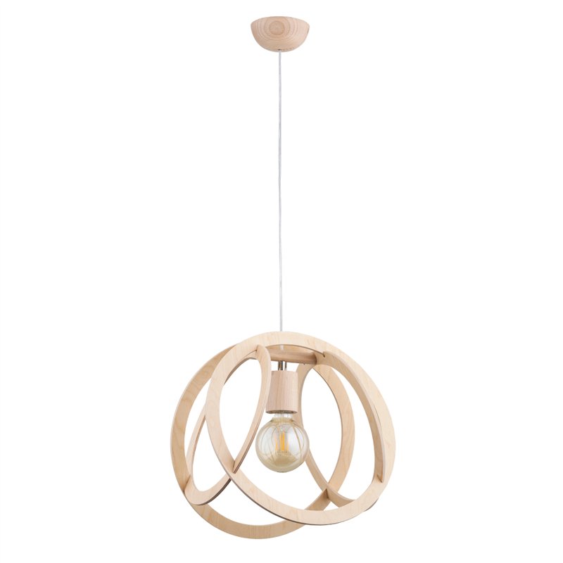 LORENA DREWNIANA 1xE27 Alfa Lampa Wisząca LORENA DREWNIANA 1xE27 Alfa Lampa Wisząca