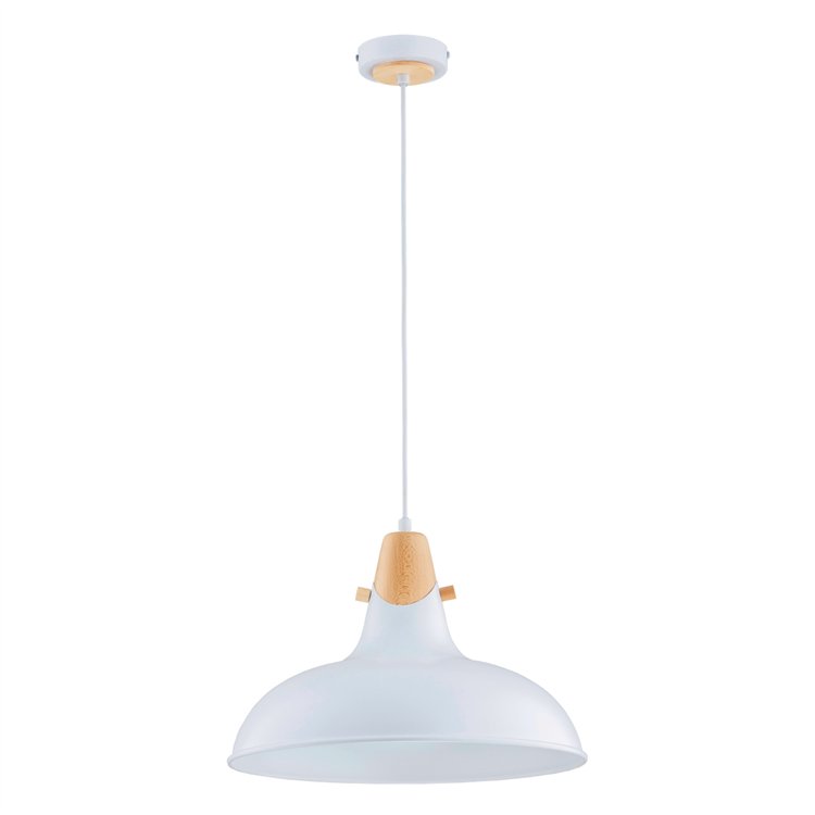 SOLO BIAŁA 1xE27 Alfa Lampa Wisząca