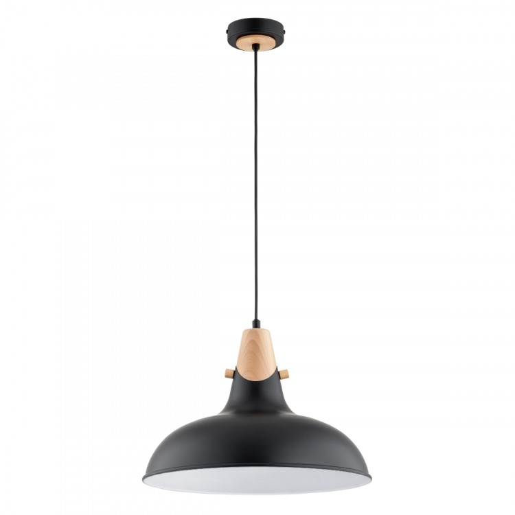 SOLO CZARNA 1xE27 Alfa Lampa Wisząca 61267