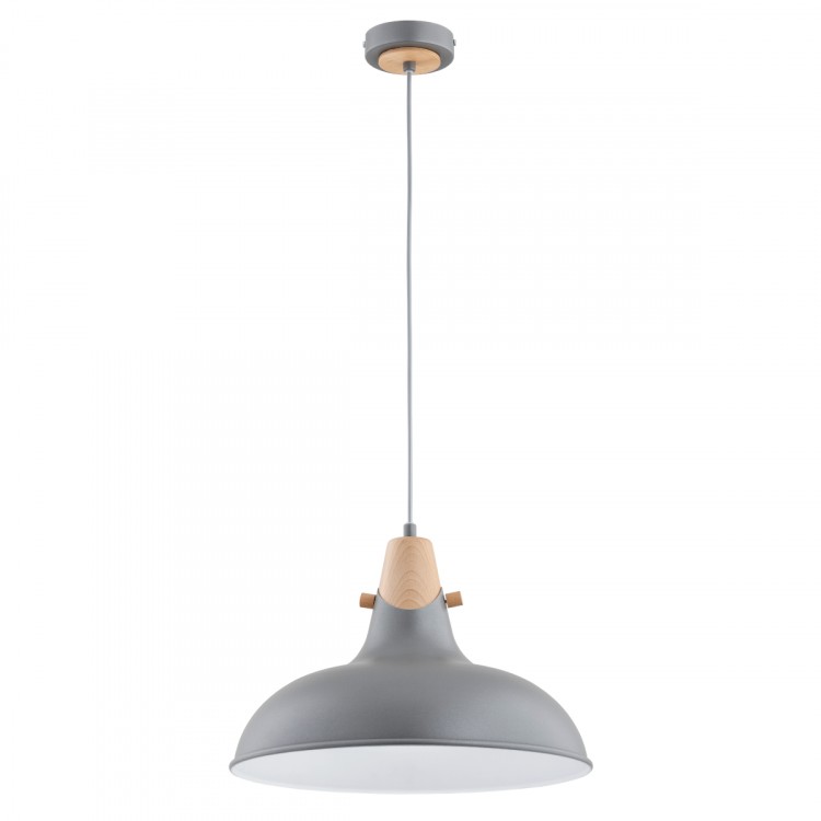 SOLO SREBRNA 1xE27 Alfa Lampa Wisząca 61269