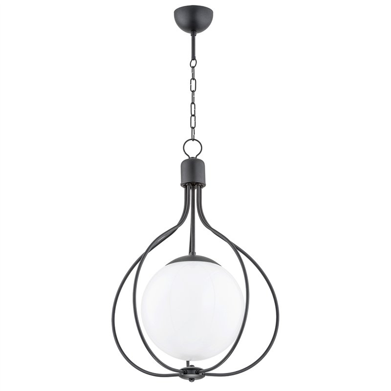 REMI 250 CZARNO-BIAŁA 1xE27 Alfa Lampa Wisząca REMI 250 CZARNO-BIAŁA 1xE27 Alfa Lampa Wisząca