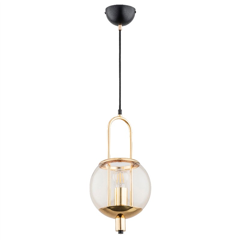 LERANS ZŁOTA 1xE27 Alfa Lampa Wisząca LERANS ZŁOTA 1xE27 Alfa Lampa Wisząca