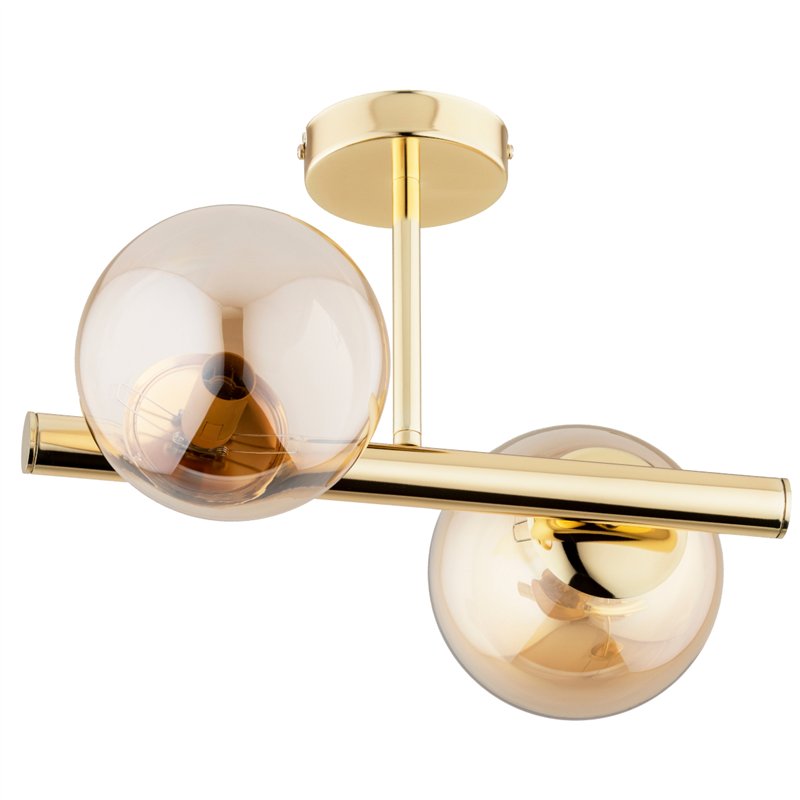 ERAL ZŁOTA 2xE14 Alfa Lampa Sufitowa ERAL ZŁOTA 2xE14 Alfa Lampa Sufitowa
