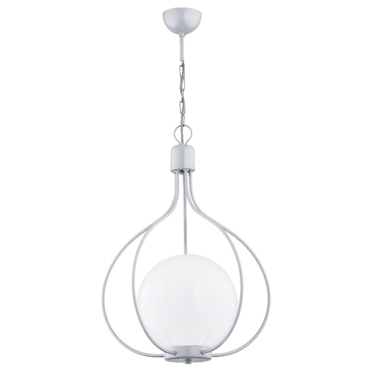 REMI 250 SREBRNA 1xE27 Alfa Lampa Wisząca