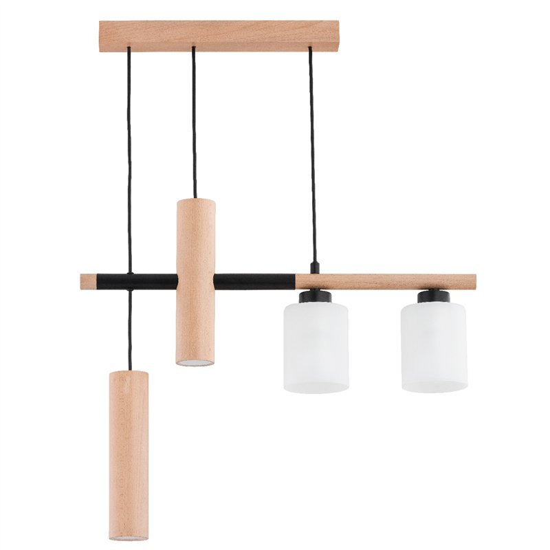 NIMIR DREWNIANA 2xE27 & 2xGU10 Alfa Lampa Sufitowa NIMIR DREWNIANA 2xE27 & 2xGU10 Alfa Lampa Sufitowa