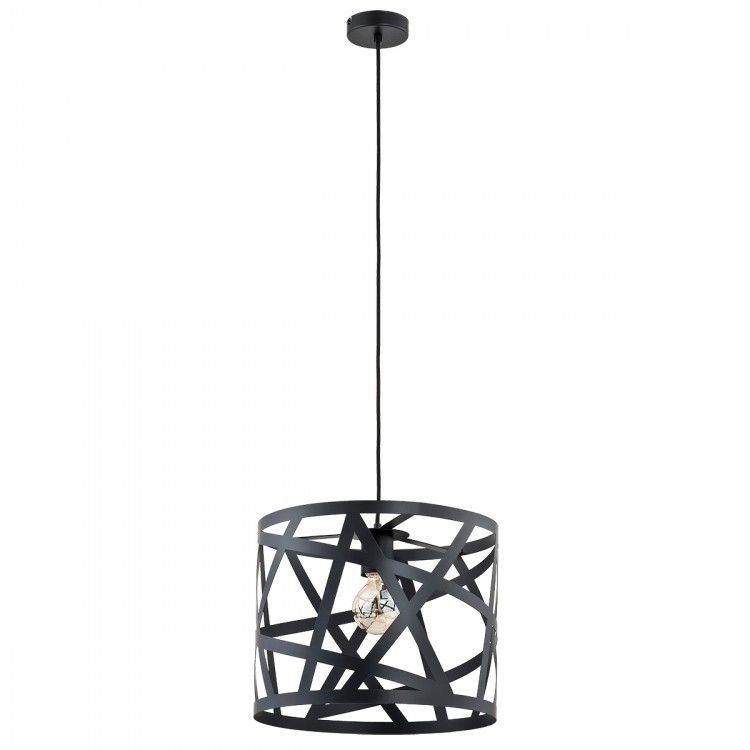 AGAPA CZARNA 1xE27 Alfa Lampa Wisząca 60310