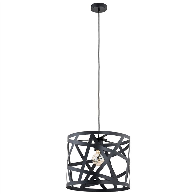 AGAPA CZARNA 1xE27 Alfa Lampa Wisząca