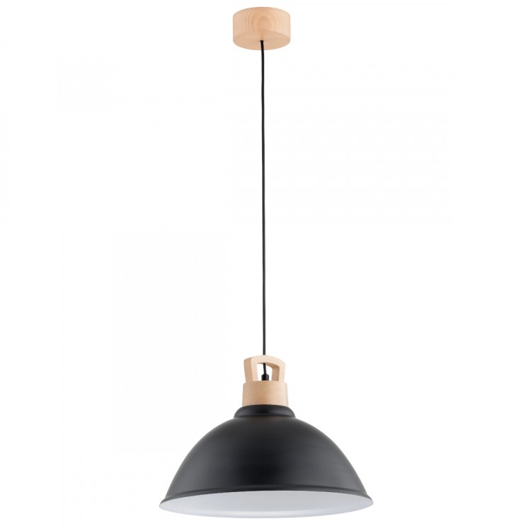 ALTI CZARNA 1xE27 Alfa Lampa Wisząca 61278