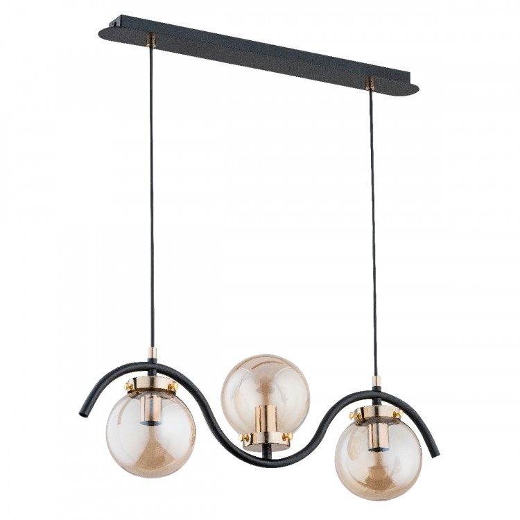 KORDA ZŁOTA 3xE14 Alfa Lampa Wisząca 62154