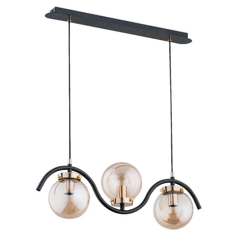 KORDA ZŁOTA 3xE14 Alfa Lampa Wisząca KORDA ZŁOTA 3xE14 Alfa Lampa Wisząca