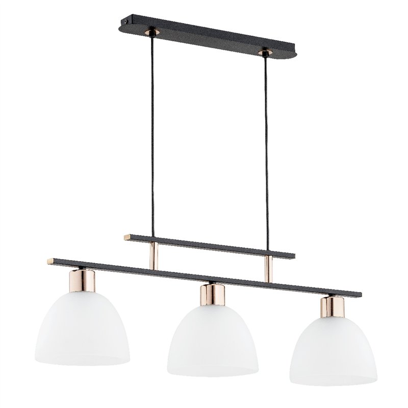 SONATA CZARNA 3xE27 Alfa Lampa Wisząca SONATA CZARNA 3xE27 Alfa Lampa Wisząca