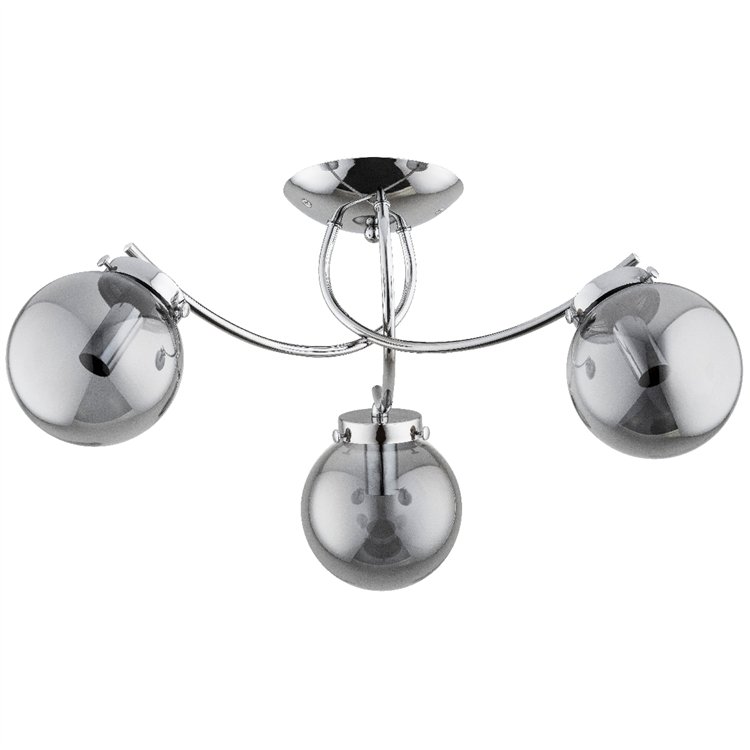 LUCIE CHROM 3xE14 Alfa Lampa Sufitowa