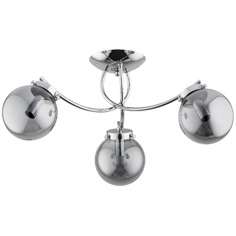 LUCIE CHROM 3xE14 Alfa Lampa Sufitowa LUCIE CHROM 3xE14 Alfa Lampa Sufitowa