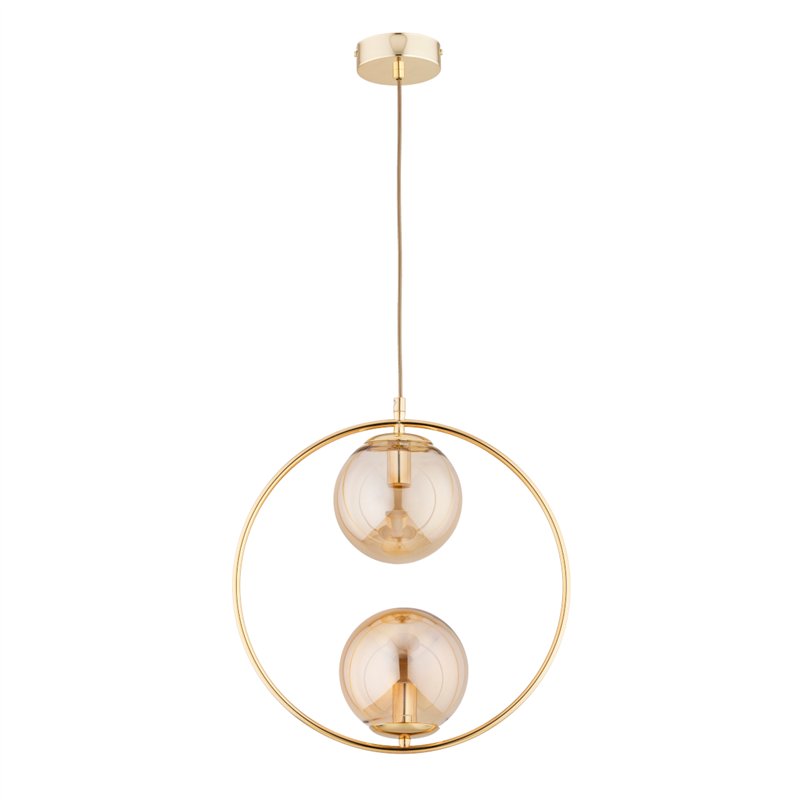 ADINO 10 ZŁOTA 2xE14 Alfa Lampa Wisząca ADINO 10 ZŁOTA 2xE14 Alfa Lampa Wisząca
