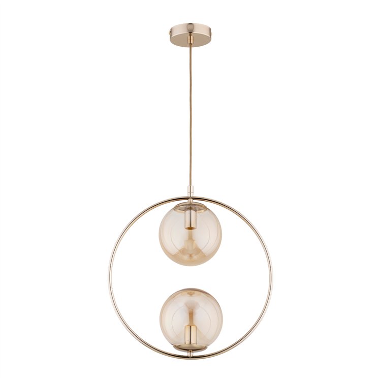 ADINO 54 ZŁOTA 2xE14 Alfa Lampa Wisząca